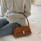 Women's Vintage Vegan Leather Shoulder Handbag – Lunelle - Beverfield