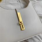 Women's Vegan Leather Shoulder Bag with Chain Strap – Allia - Beverfield