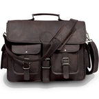 Full-Grain Leather Laptop Messenger Bag – 16 & 18 Inch - Beverfield