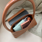Women's Vintage Vegan Leather Shoulder Handbag – Lunelle - Beverfield