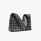 Women's Studded Vegan Leather Hobo Bag – Molly - Beverfield