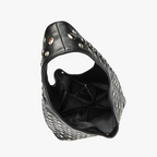 Women's Studded Vegan Leather Hobo Bag – Molly - Beverfield