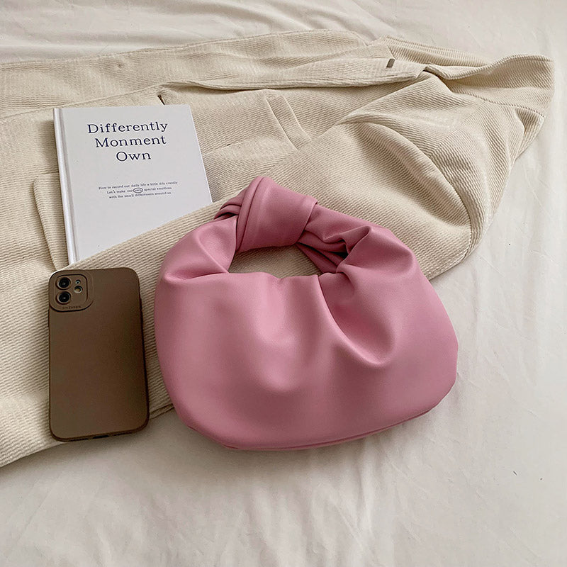 Women's Knotted Vegan Leather Handbag – Zalia - Beverfield