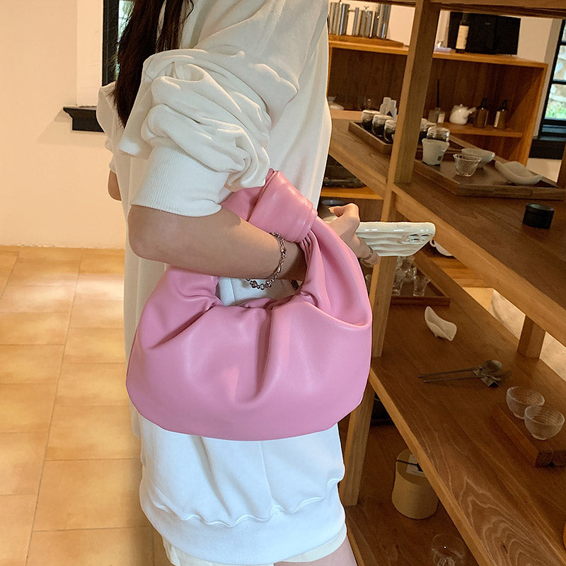 Women's Knotted Vegan Leather Handbag – Zalia - Beverfield