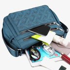 Women's Water-Resistant Multi-Pocket Crossbody Bag