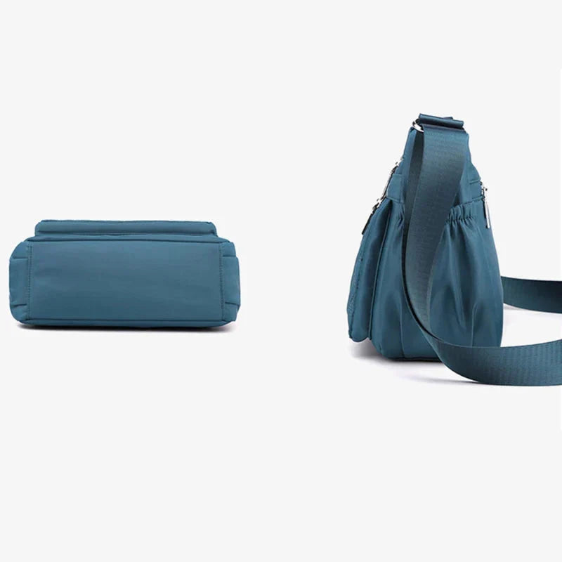 Women's Water-Resistant Multi-Pocket Crossbody Bag