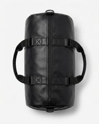 Black Vegan Leather Gym Duffle Bag – 22L - Beverfield